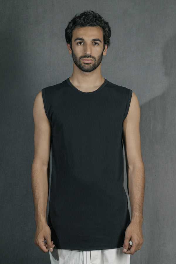 Isaac Sellam Experience DEBARDEUR JERSEY NOIR