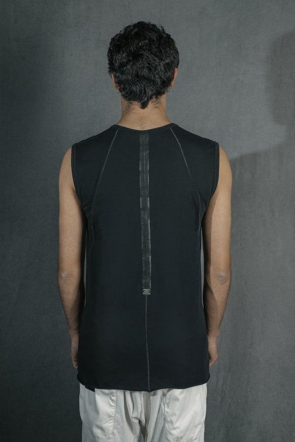 Isaac Sellam Experience DEBARDEUR JERSEY NOIR