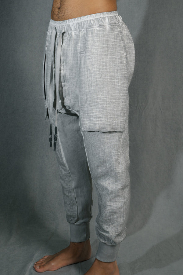 Isaac Sellam Experience GUSSET PANTS GAUFRÉ ALU