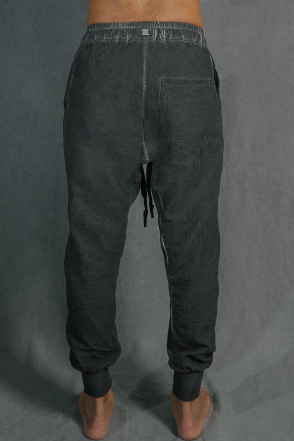 Isaac Sellam Experience GUSSET PANTS GAUFRÉ PLOMB