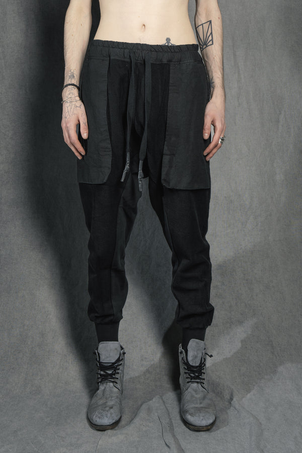 isaac sellam experience GUSSET PANTS SPONGE NOIR