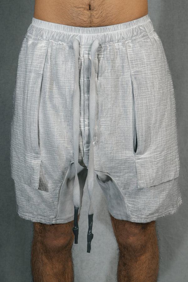 isaac sellam experience GUSSET SHORT GAUFRÉ ALU