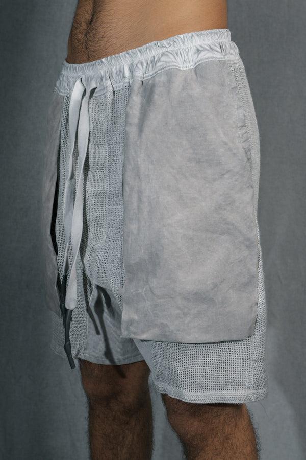 Isaac Sellam Experience GUSSET SHORT GRILLAGE ALU