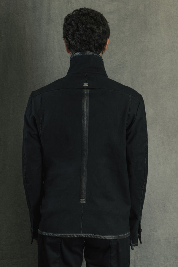 Isaac Sellam Experience GUSSET ZIPPER ARMURE NOIR