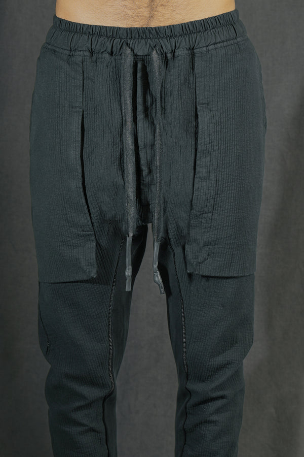 Isaac Sellam Experience GUSSETPANTS STRIPE NOIR