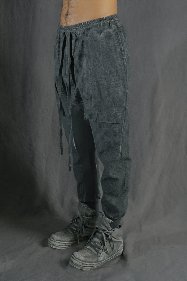 Isaac Sellam Experience GUSSETPANTS STRIPE PLOMB