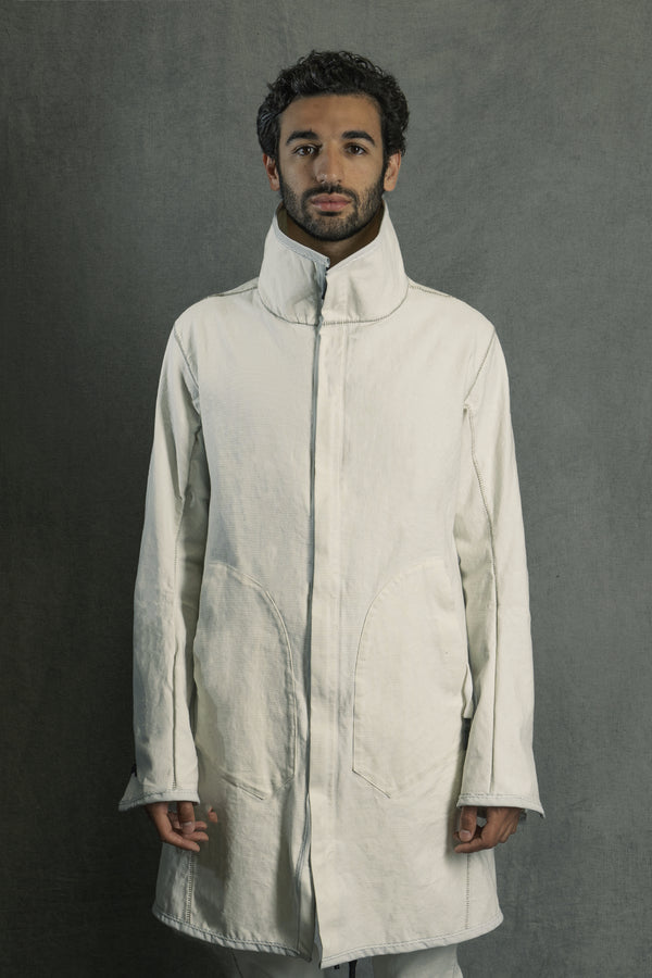 Isaac Sellam Experience HIGHCOAT ARMURE BLANC