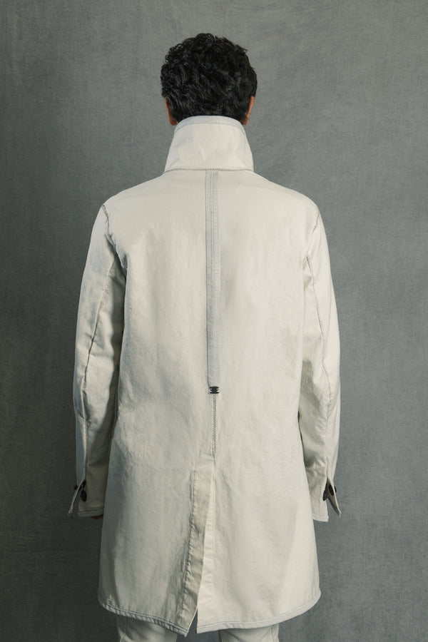 Isaac Sellam Experience HIGHCOAT ARMURE BLANC