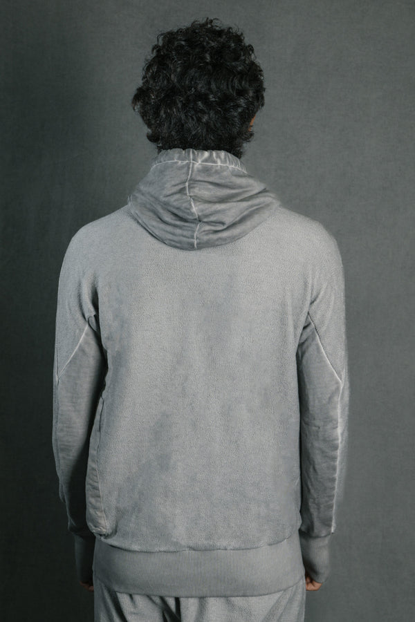 Isaac Sellam Experience HOODY SWEAT SPONGE ALU