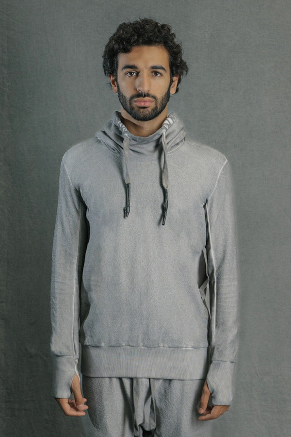 isaac sellam experience HOODY SWEAT SPONGE ALU