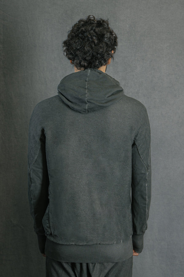 Isaac Sellam Experience HOODY SWEAT SPONGE PLOMB