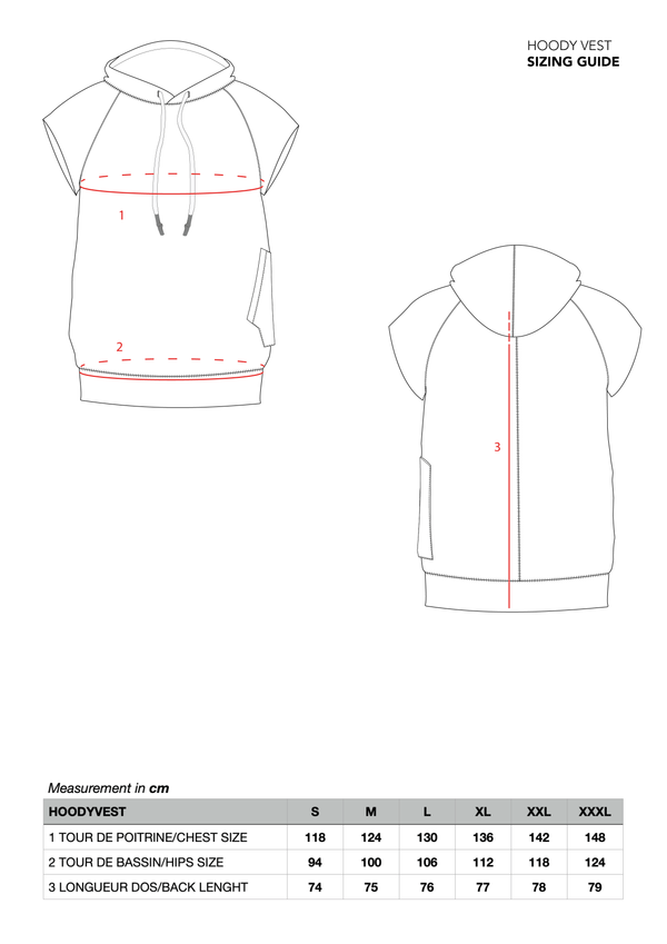 Isaac Sellam Experience HOODYVEST SPONGE ALU