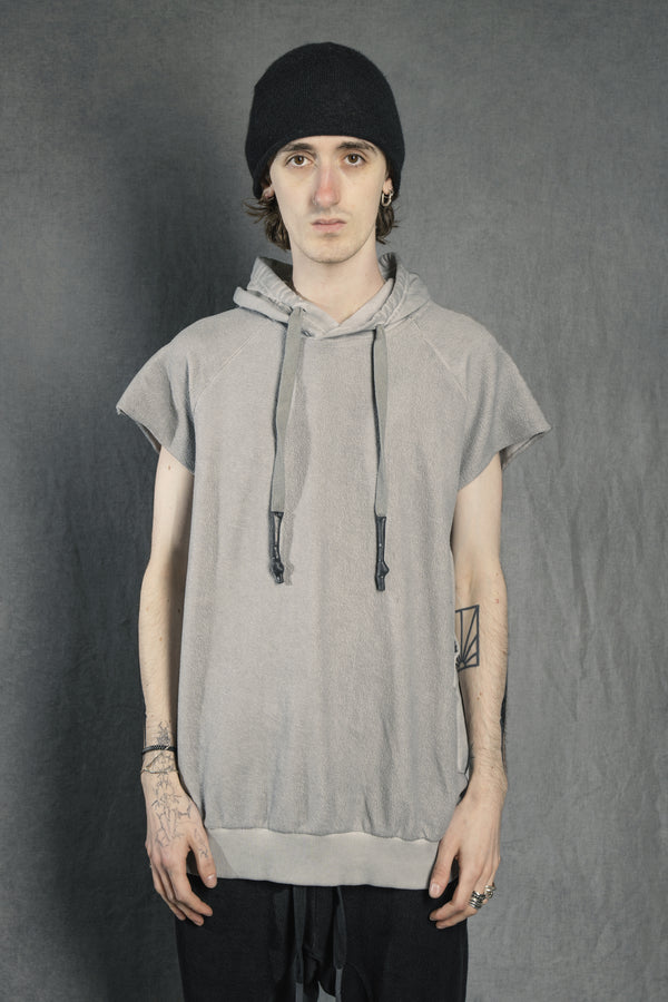 isaac sellam experience HOODYVEST SPONGE ALU