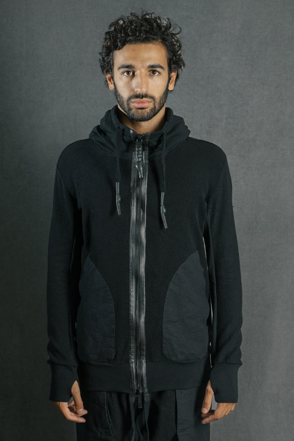 isaac sellam experience HOODYZIP SPONGE NOIR