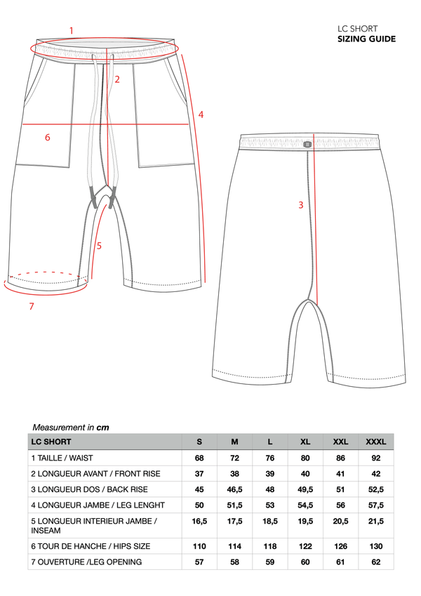 Isaac Sellam Experience LC SHORT BANDÉ LINEN NOIR