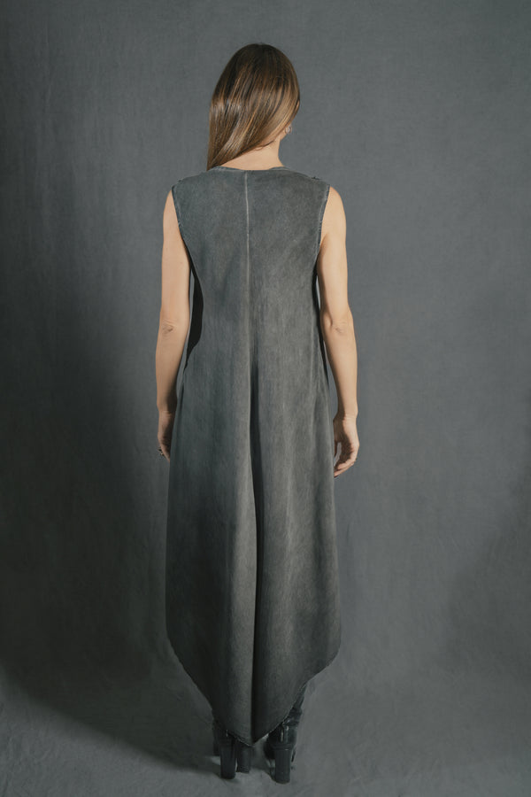 Isaac Sellam Experience LONGILIGNE DRESS PLOMB