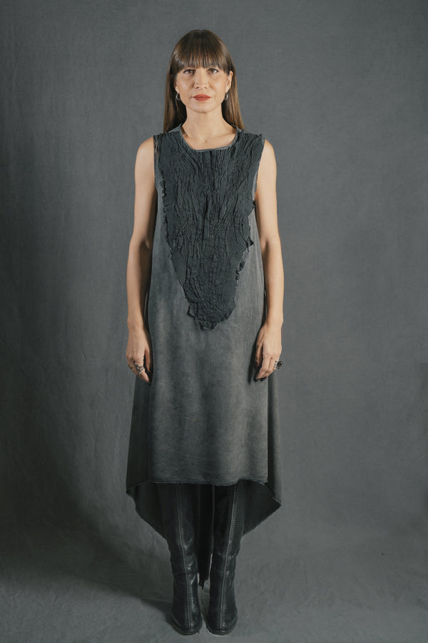 isaac sellam experience LONGILIGNE DRESS PLOMB