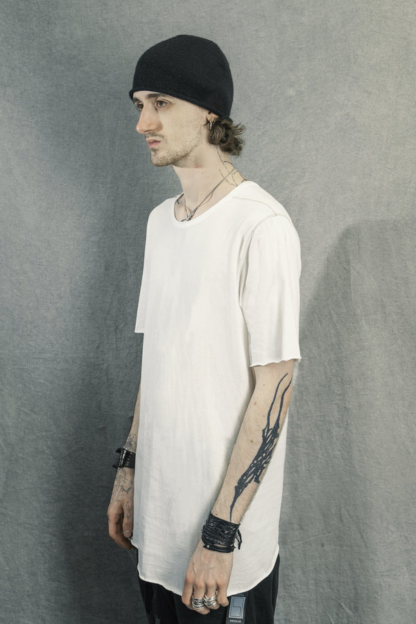 Isaac Sellam Experience NOUVEAU T JERSEY BLANC