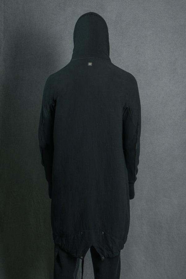 Isaac Sellam Experience PARKA GAUFRE NOIR