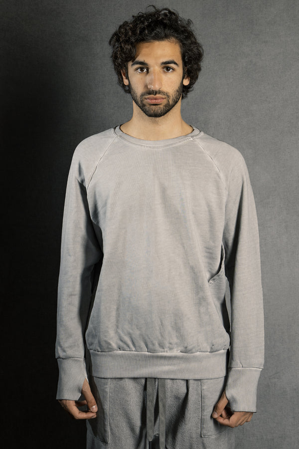 isaac sellam experience RAGLAN SWEAT MOLLETON ALU