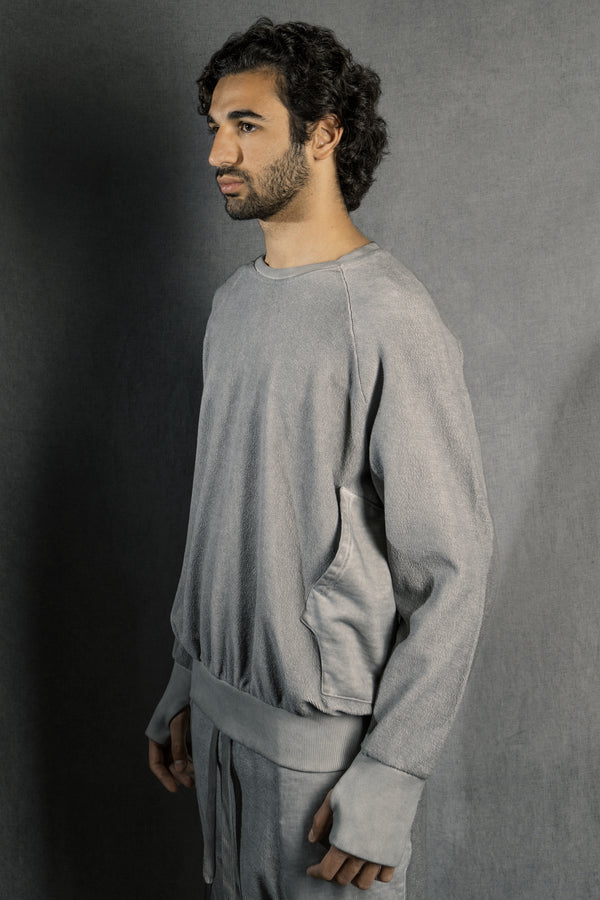 Isaac Sellam Experience RAGLAN SWEAT SPONGE ALU