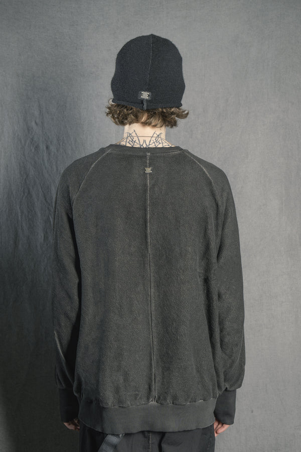 Isaac Sellam Experience RAGLAN SWEAT SPONGE PLOMB