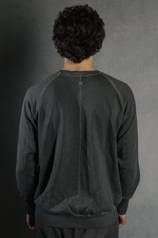 Isaac Sellam Experience RAGLAN SWEATMOLLETON PLOMB