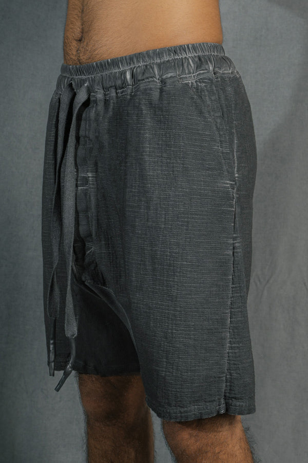 Isaac Sellam Experience SHORT GAUFRE PLOMB