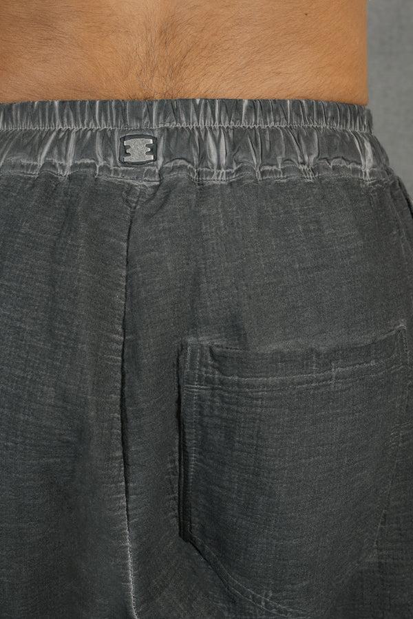 Isaac Sellam Experience SHORT GAUFRE PLOMB