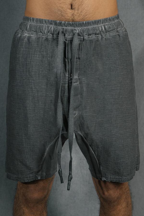 isaac sellam experience SHORT GAUFRE PLOMB