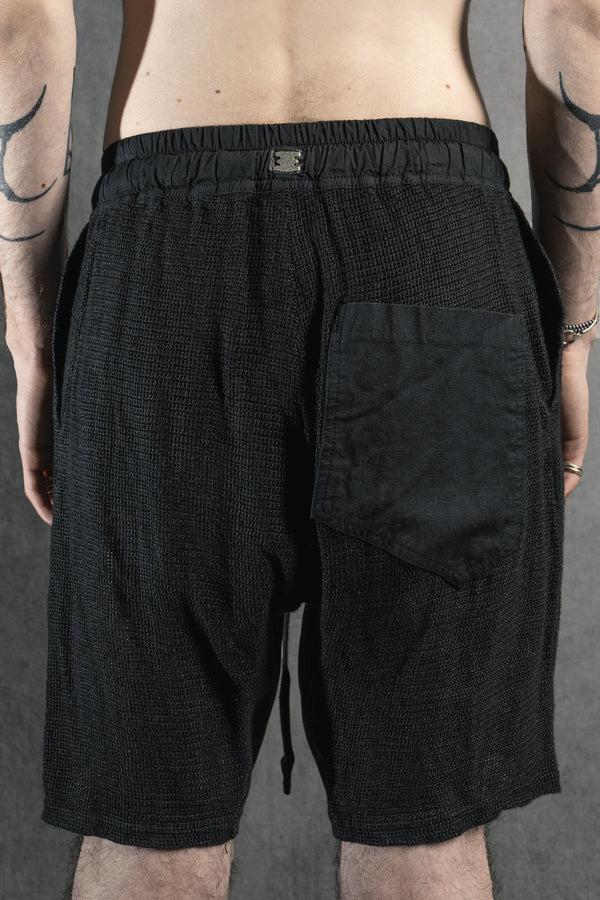 Isaac Sellam Experience SHORT GRILLAGE NOIR