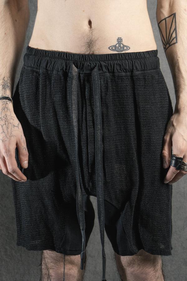 isaac sellam experience SHORT GRILLAGE NOIR