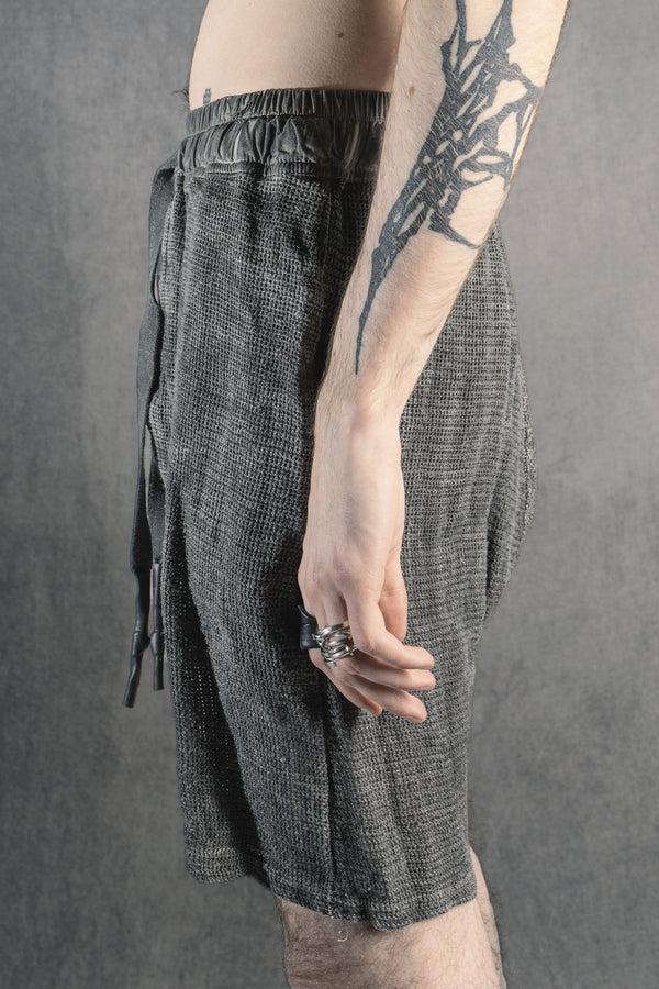 Isaac Sellam Experience SHORT GRILLAGE PLOMB