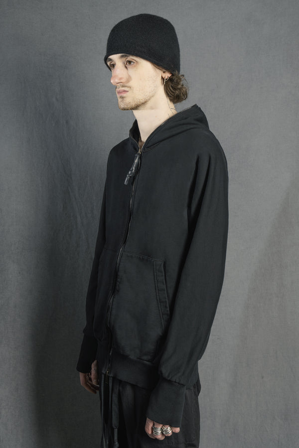 Isaac Sellam Experience ZIPPYHOOD MOLLETON NOIR