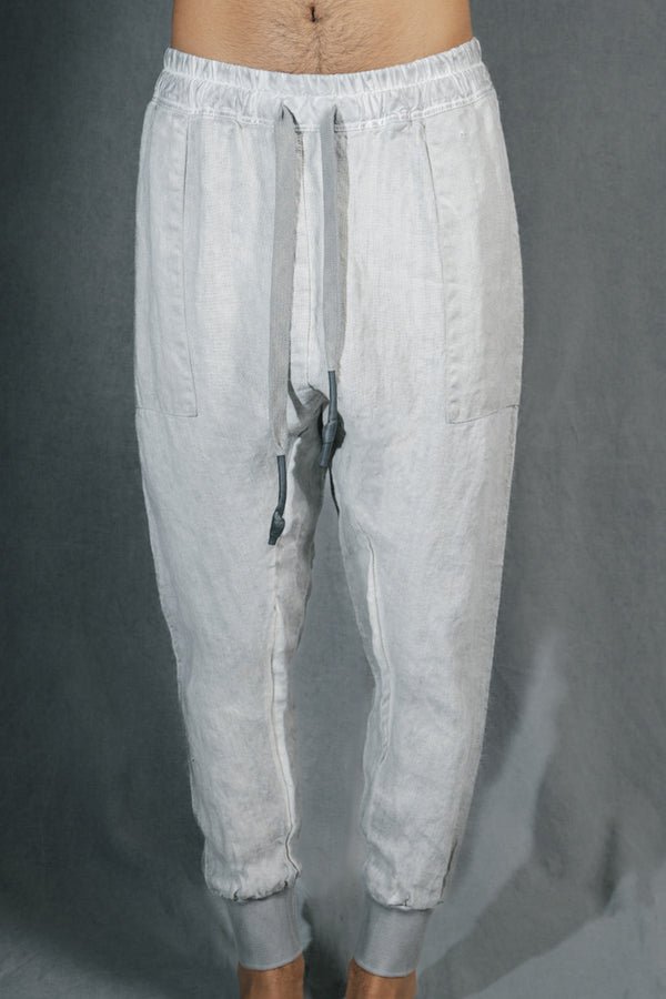 isaac sellam experience LC PANTS LINEN NOIR (PLEASE NOTE THE COLOR IS BLACK)