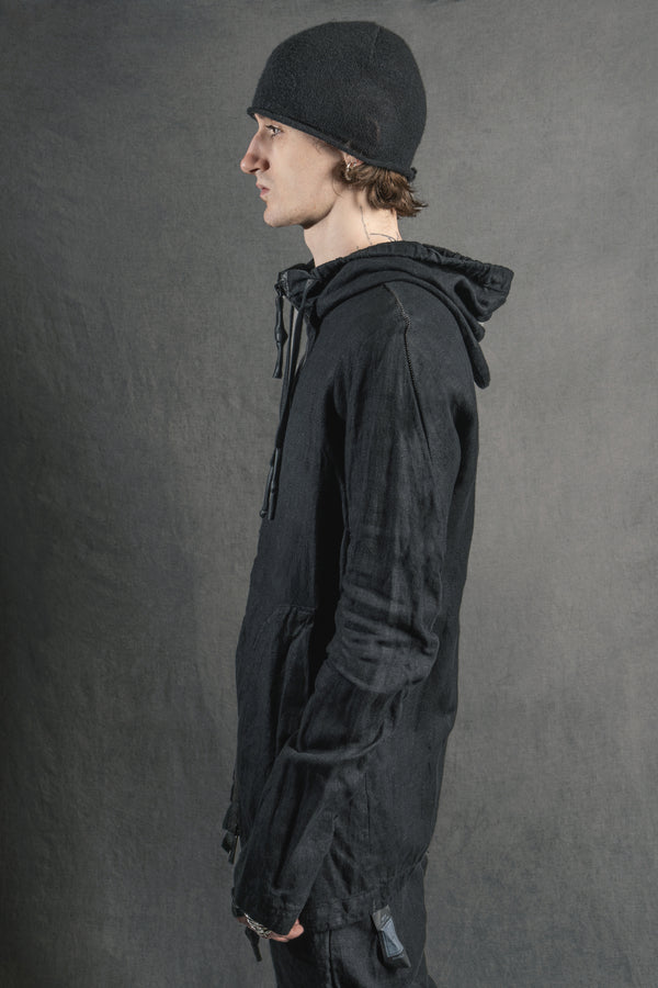 Isaac Sellam Experience ZIPPER CAPUCHE LIGHTLIN NOIR