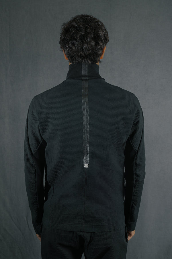 Isaac Sellam Experience ZIPPER HIGH NECK STRIPE NOIR