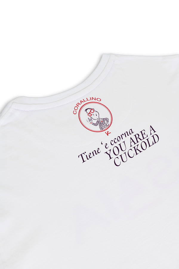 Isaia Gesture T-Shirt Tiene 'E Ccorna Jersey Tiene 'E Ccorna