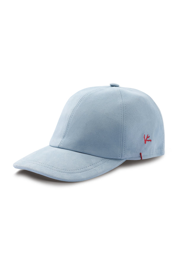 isaia Baseball Hat 6 Pannel Lined Hat Light Blue
