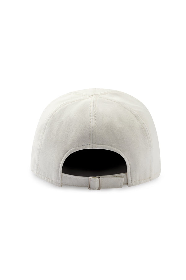 Isaia Baseball Hat Hat Open White