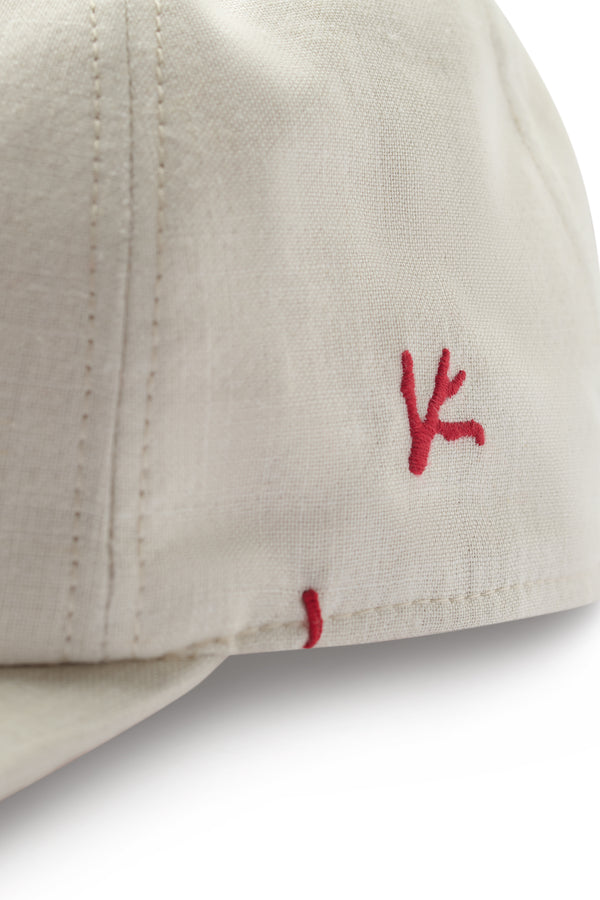 Isaia Baseball Hat Hat Open White