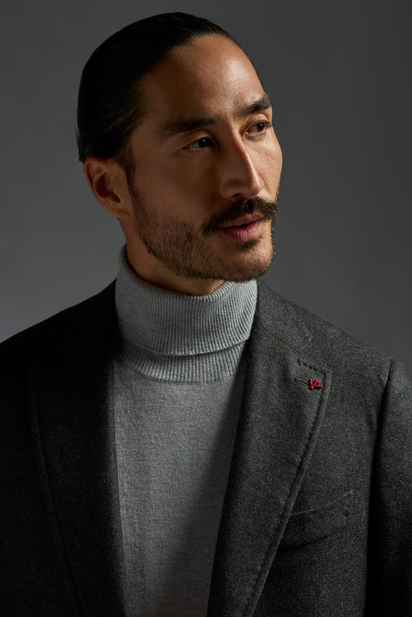 Isaia Capri Sport Jacket Jacket Dark Grey