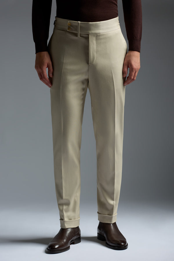 Isaia Casalnuovo Trouser Trouser Off White