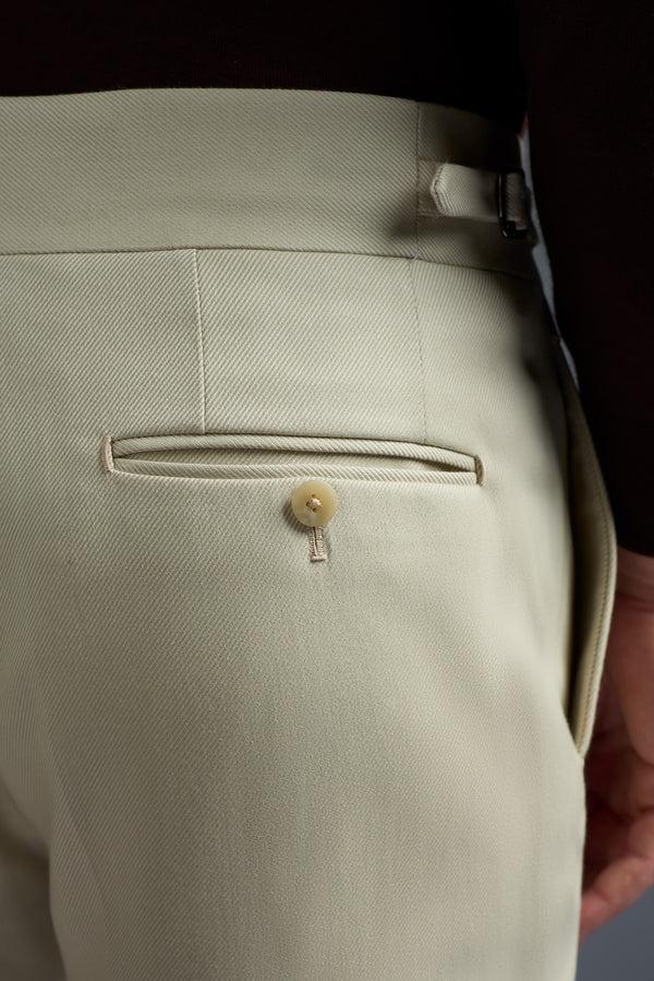 Isaia Casalnuovo Trouser Trouser Off White