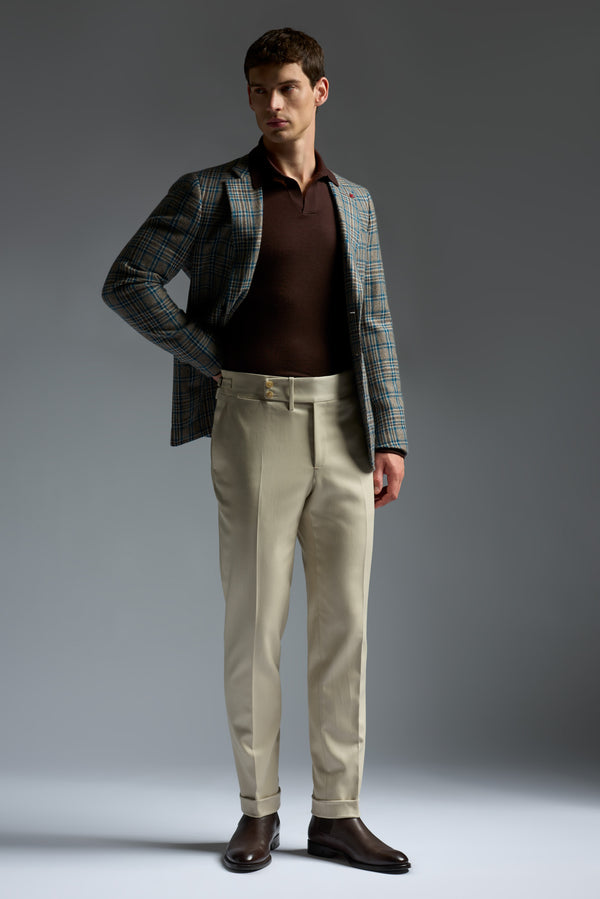 isaia Casalnuovo Trouser Trouser Off White