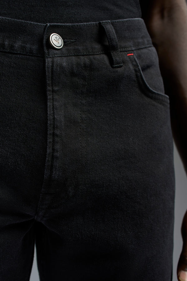 Isaia Chiaja Denim Trouser Black