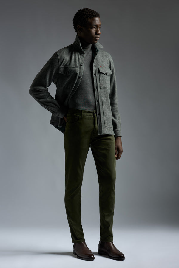 isaia Chiaja Sport Trouser Beige