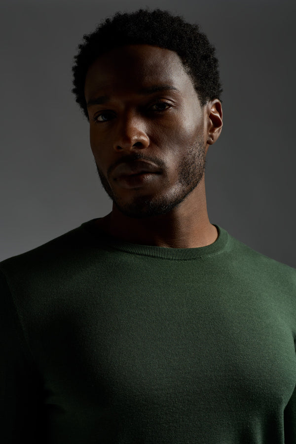 Isaia Crewneck Sweater Knitwear Green