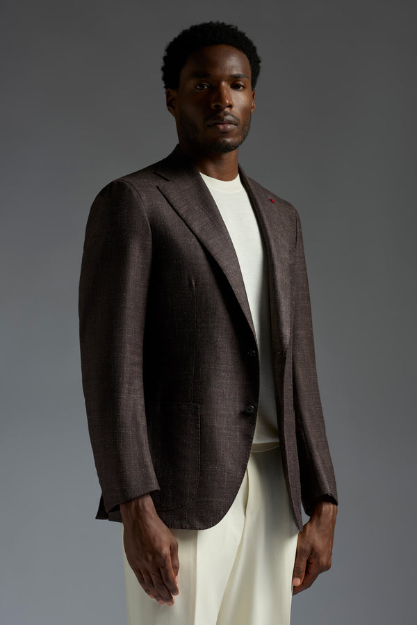 isaia Marechiaro Sport Jacket Jacket Dark Brown
