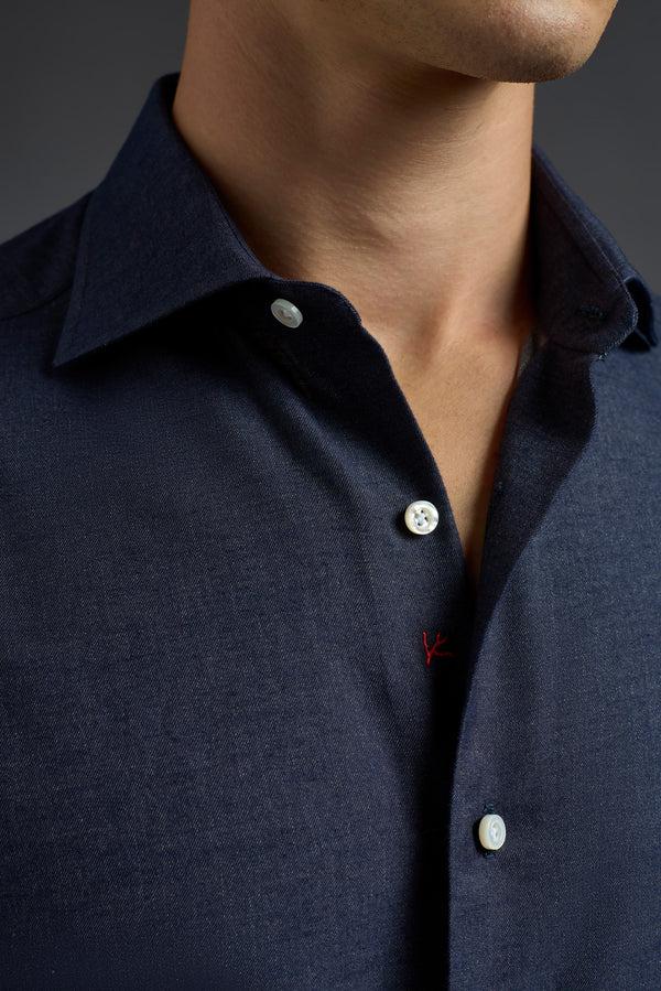 Isaia Mix Dress Shirt Shirt Grey